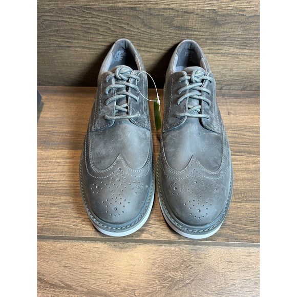 NWB Rockport Mens Charlee Wingtip Oxfords Gray Leather 9M - Picture 8 of 11